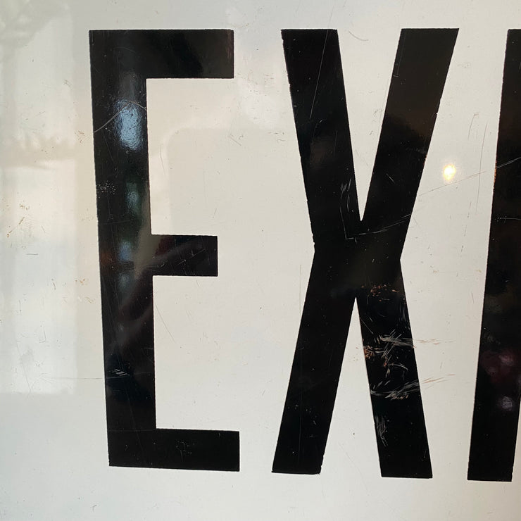 Vintage EXIT sign